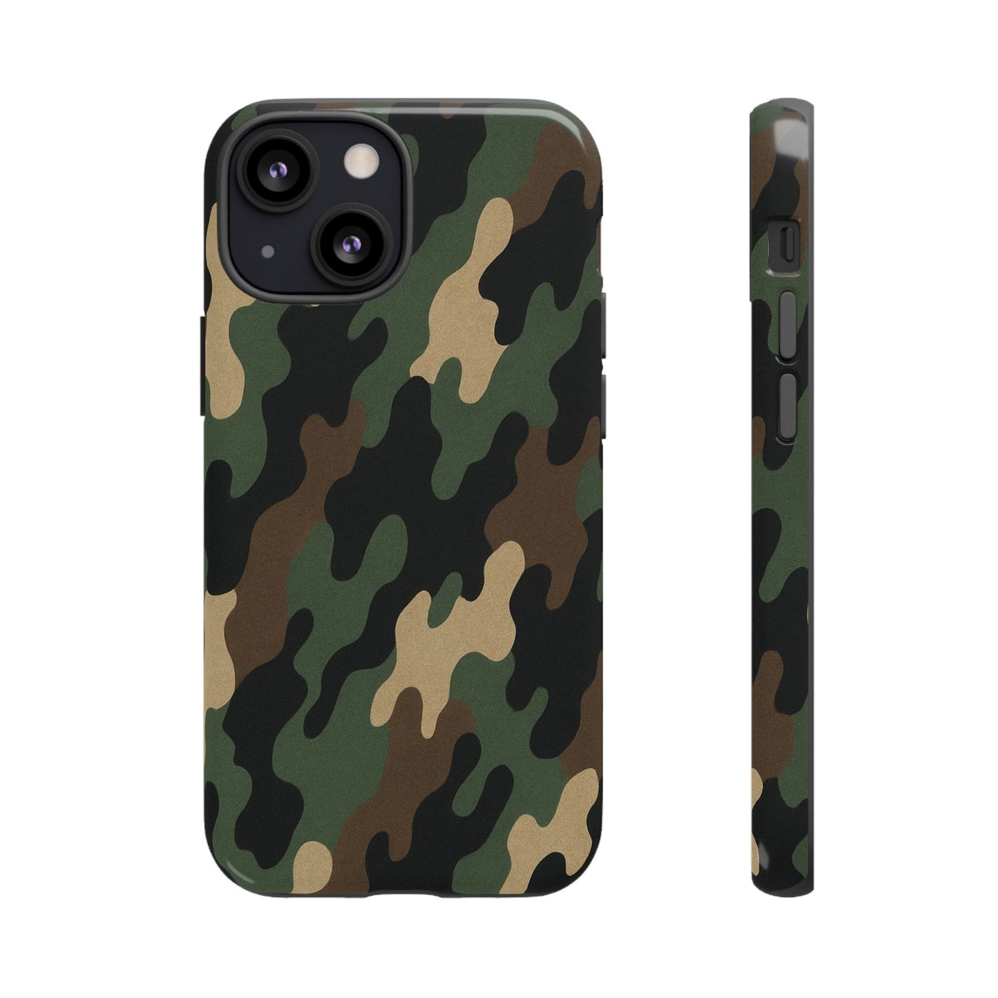 Camouflage Phone Case, Tough Cases, Military Style, Unique Phone Accessories, Gift for Him, Durable Phone Cover - TRV