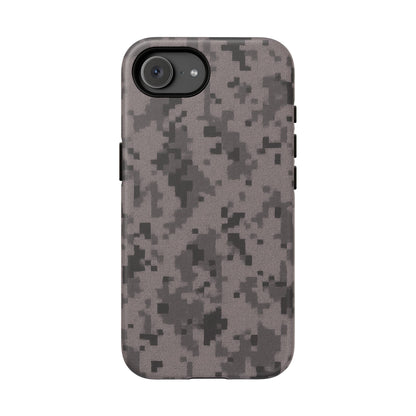 Camouflage Gray Digital Camo Tough Phone Case - view 83