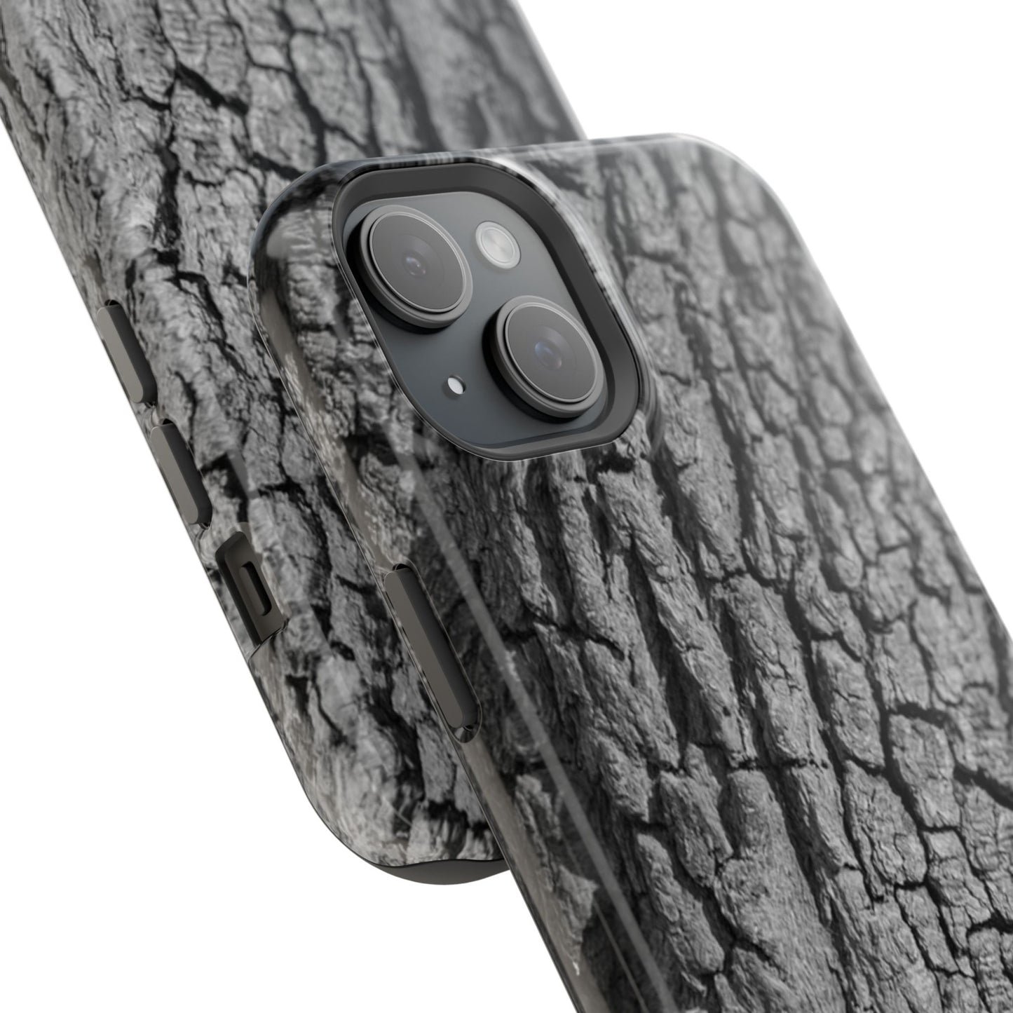 Bark Texture Magnetic Impact Phone Case