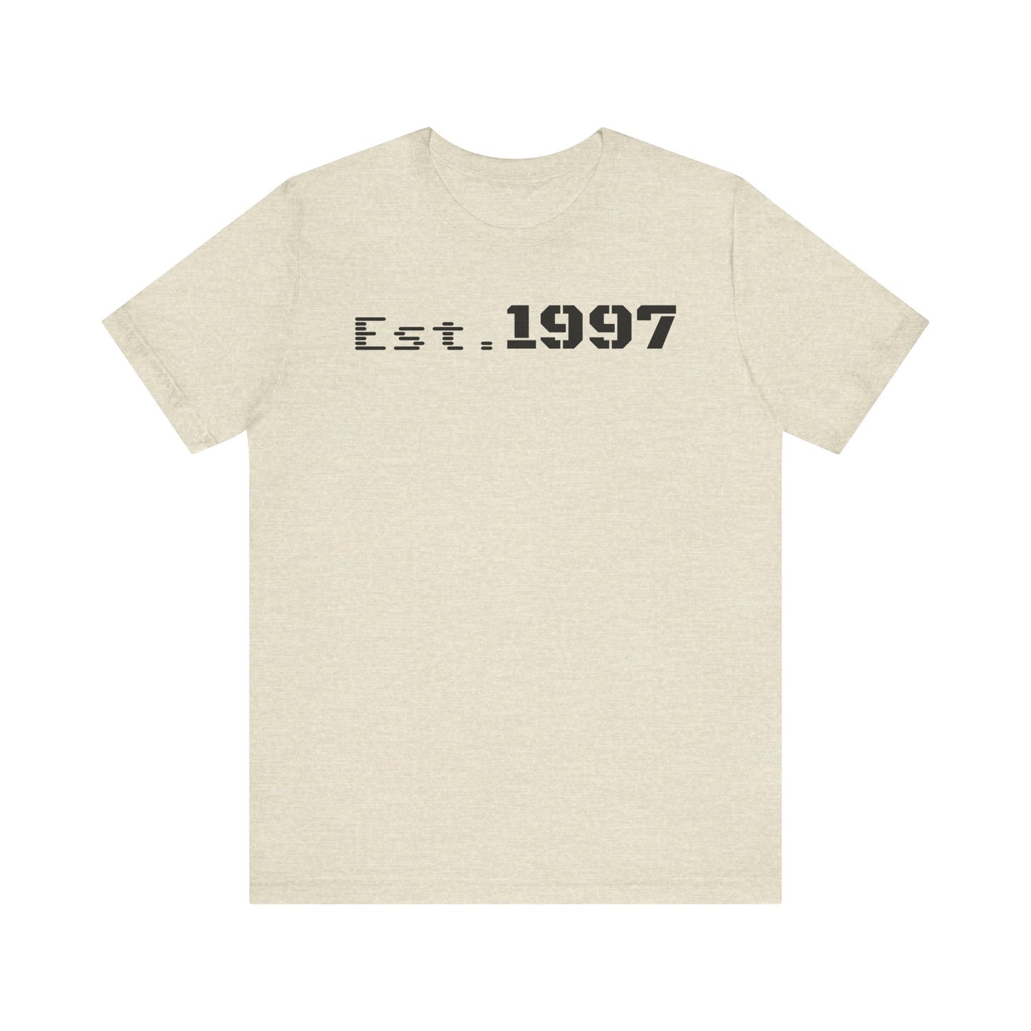 Vintage Est. 1997 Unisex Tee, Gift for Birthdays, Celebrations, Casual Wear, Retro Fashion, Cool Graphic T-Shirt - TRV