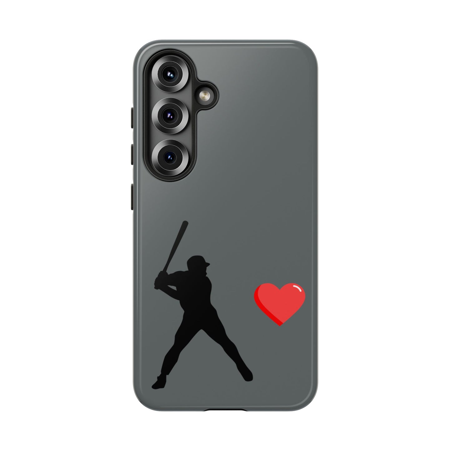 Printify Baseball Love phone case featuring sports-themed design, durable protective cover for sports lovers.