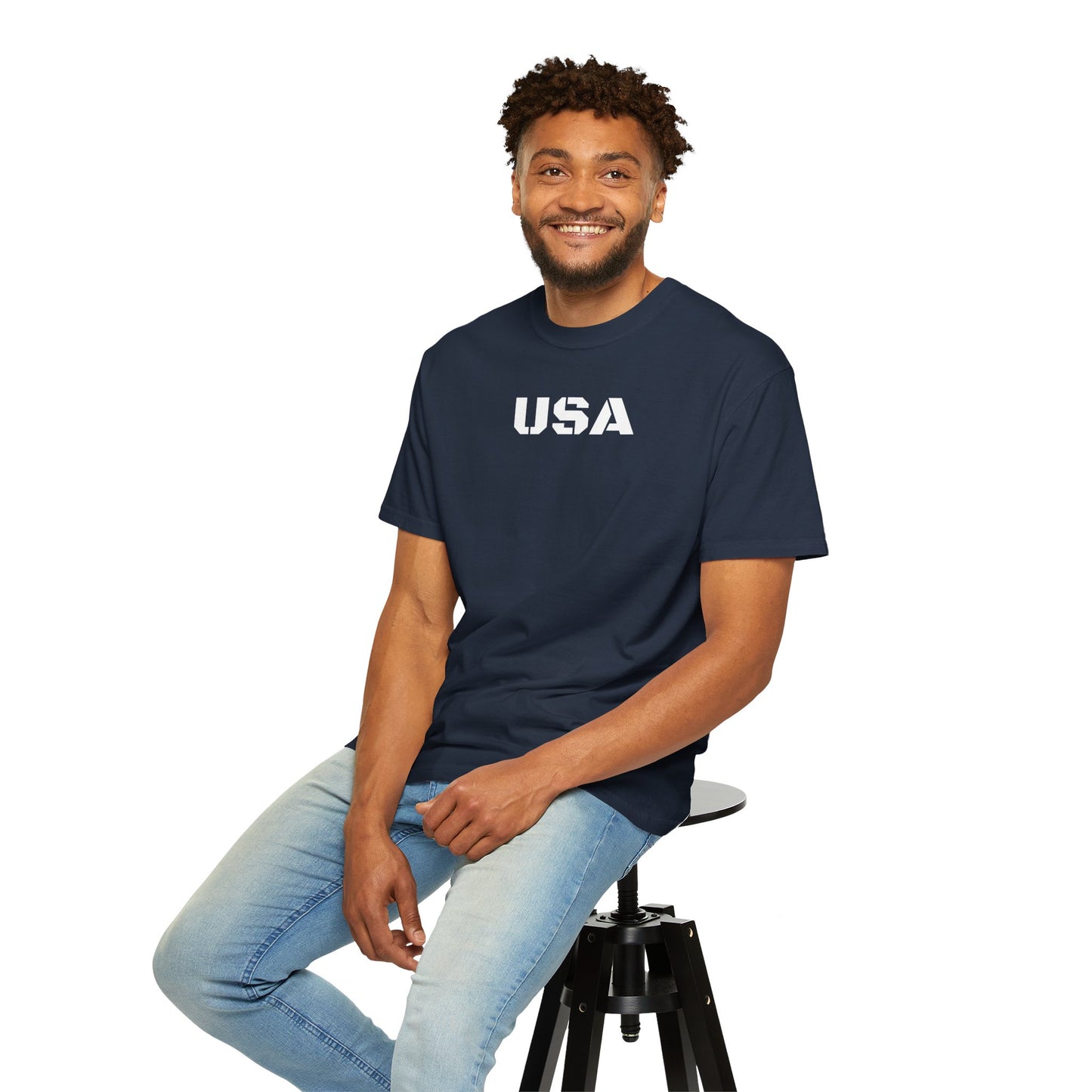 USA Vintage Unisex T-Shirt, Soft Cotton Tee, Casual Wear, Gifts for Her & Him, Summer Essentials, Independence Day Apparel - TRV