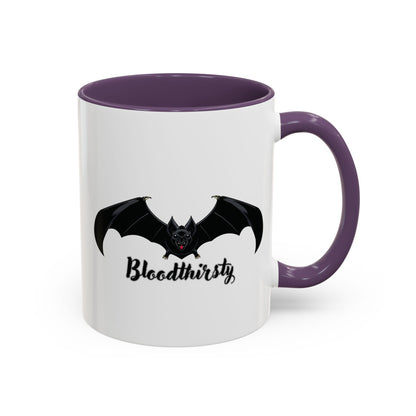 Bloodthirsty Bat Coffee Mug - Unique Halloween and Gothic Accents
