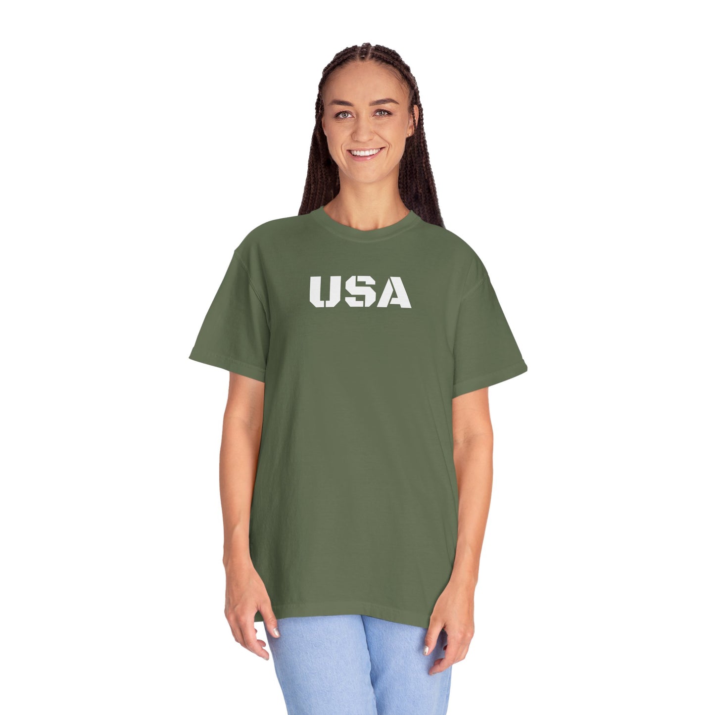 USA Vintage Unisex T-Shirt, Soft Cotton Tee, Casual Wear, Gifts for Her & Him, Summer Essentials, Independence Day Apparel - TRV