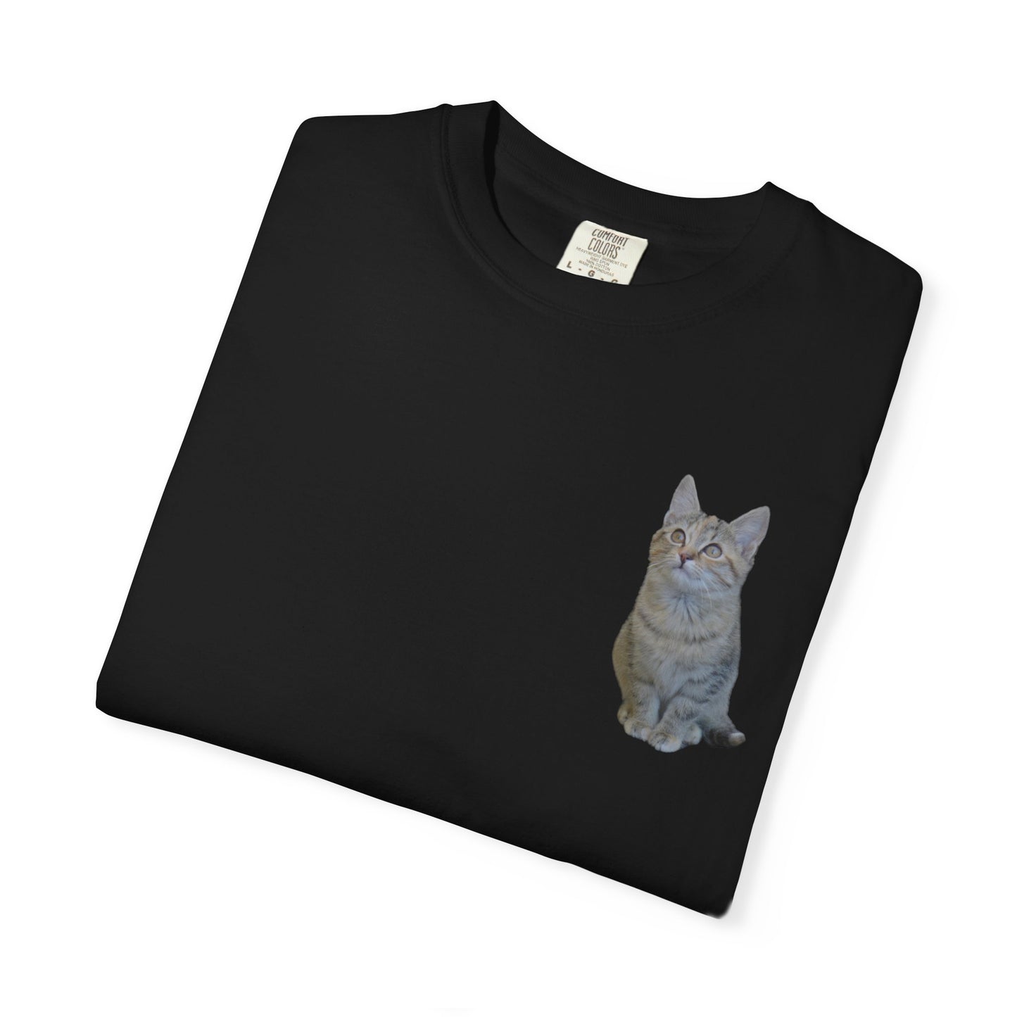 Whimsical Cat Pocket T-Shirt for Cat Lovers - TRV