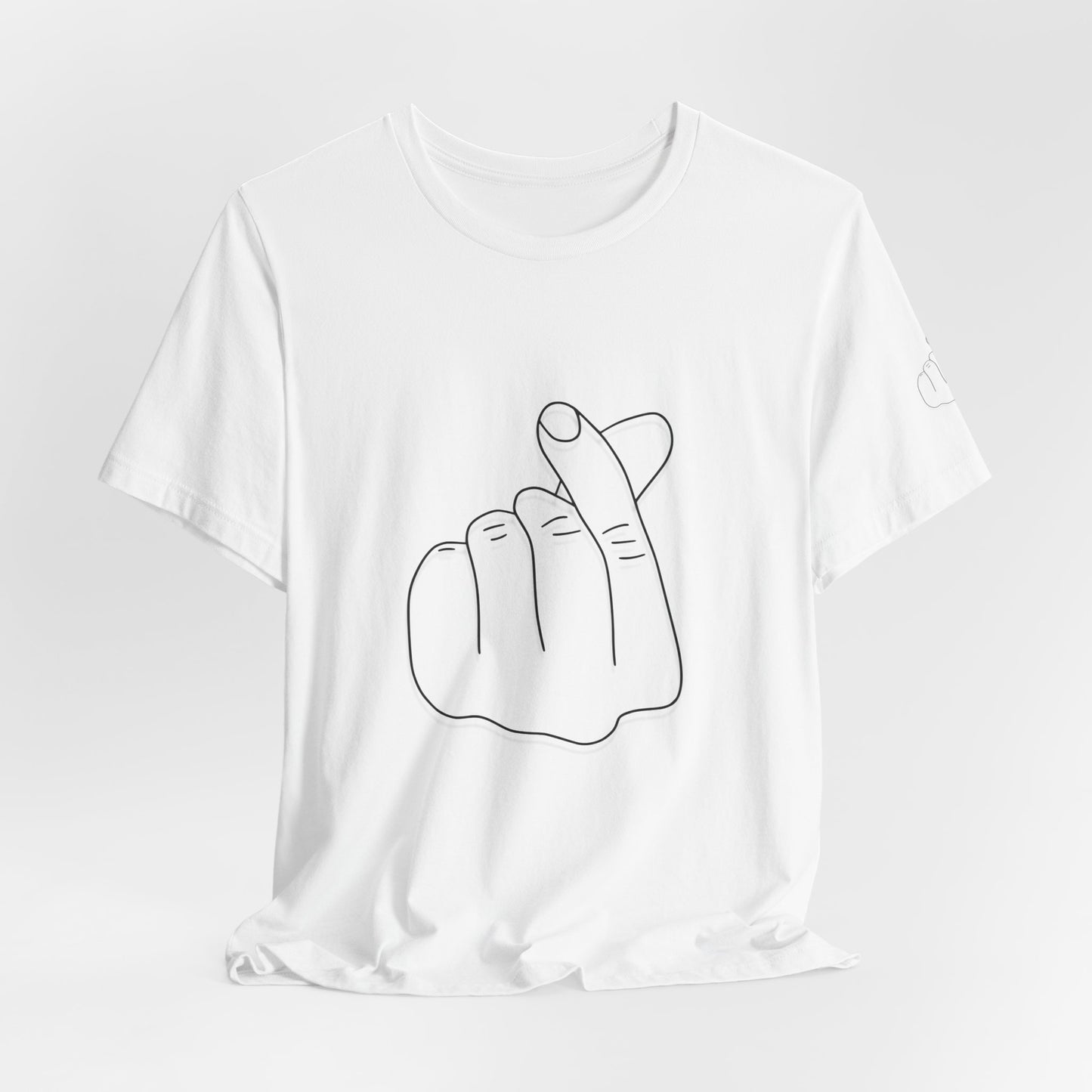 Minimalist Hand Sign Unisex Tee | Casual Everyday Wear | Perfect for Gift Givers