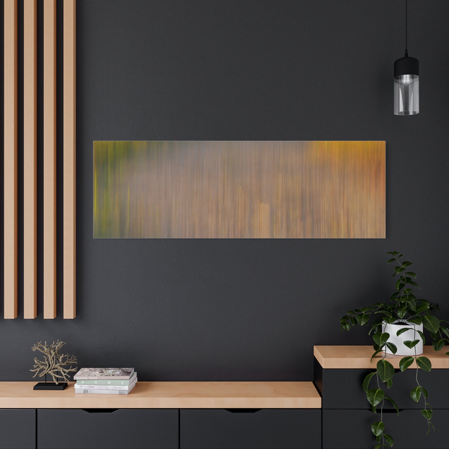 Abstract Landscape Canvas Art - 1.25" Stretched Wall Decor - TRV