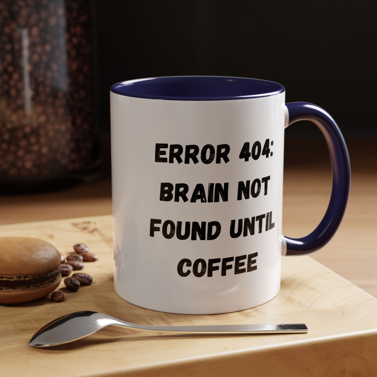 Error 404 Coffee Mug - Perfect for Your Daily Brew, Gift for Programmers, Humor for Coffee Lovers, Office Desk Decor, Nerdy Kitchenware