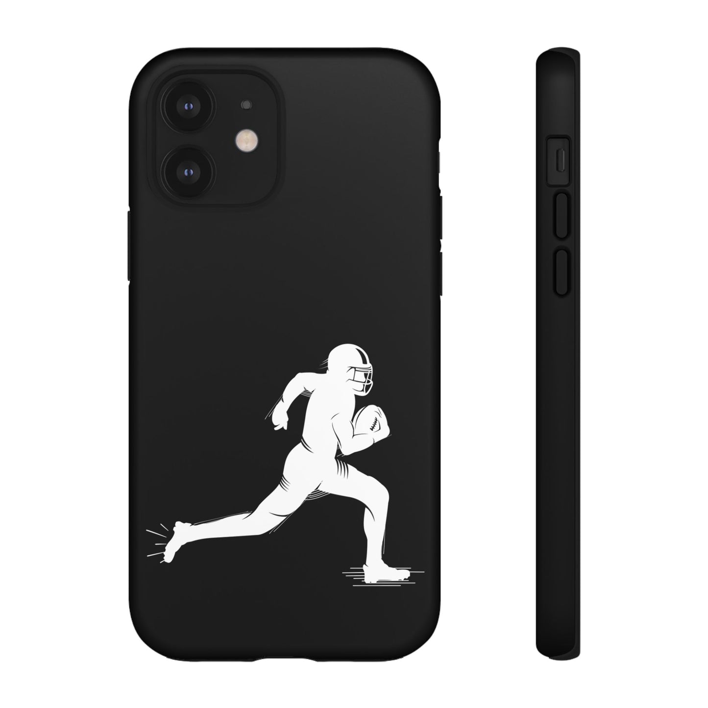 Football Player Phone Case, Tough Cases, Sports Phone Cover, Gift for Athletes, iPhone & Samsung Accessories, Running Player Design - TRV