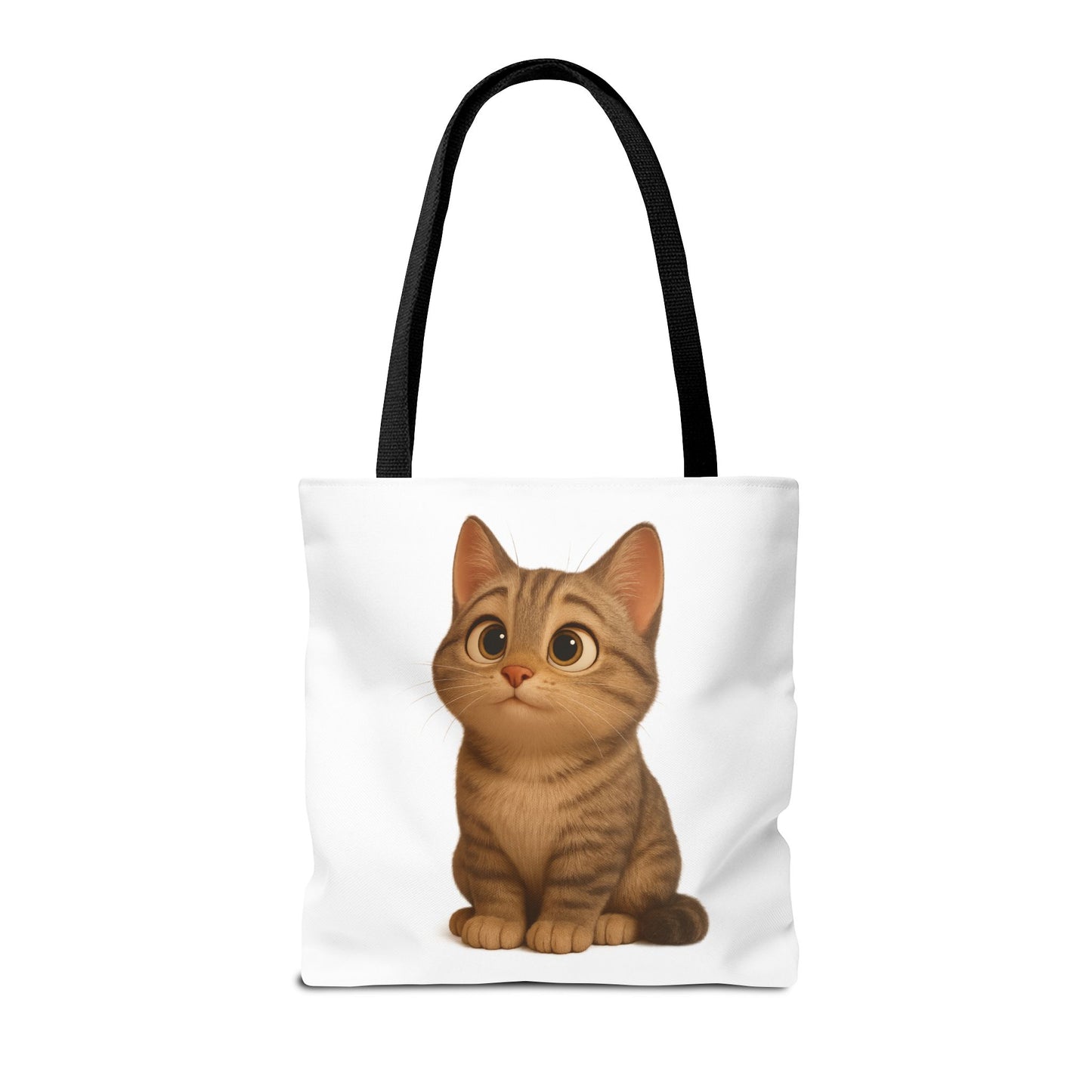 Cute Cat Tote Bag - Perfect for Animal Lovers, Eco-Friendly Carryall, Beach Bag, Shopping Tote, Gift for Cat Owners - TRV