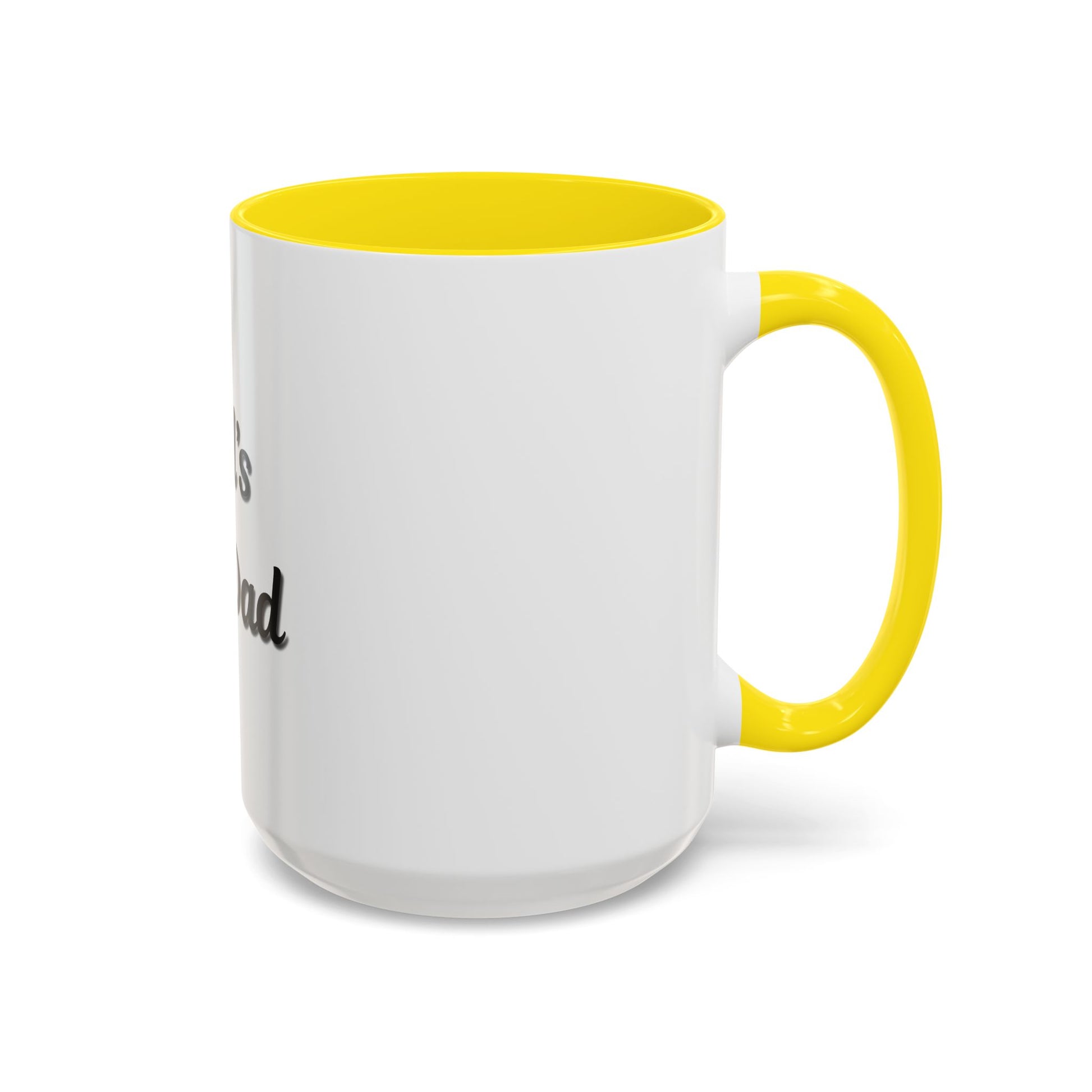 World's Best Dad Accent Coffee Mug - Perfect Gift for Father's Day - TRV