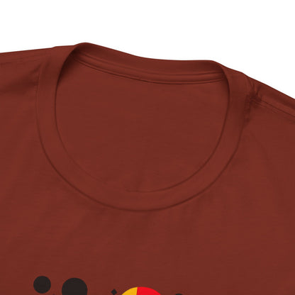 Artistic Heart Unisex Jersey Tee - Vibrant Graphic Tee, Casual Wear, Gift for Art Lovers, Birthday Surprise, Everyday Comfort - TRV