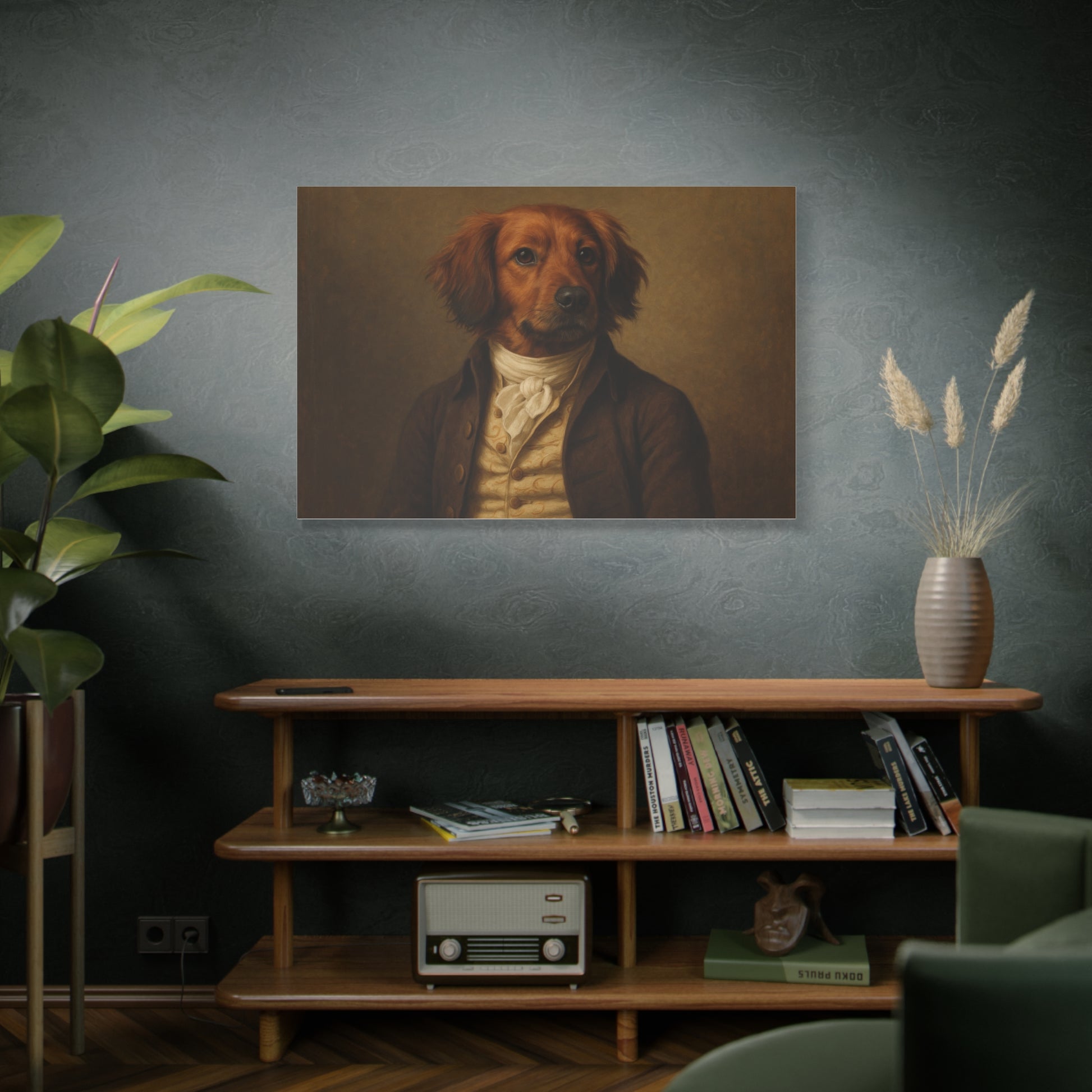 Regal Dog Portrait Matte Canvas - TRV