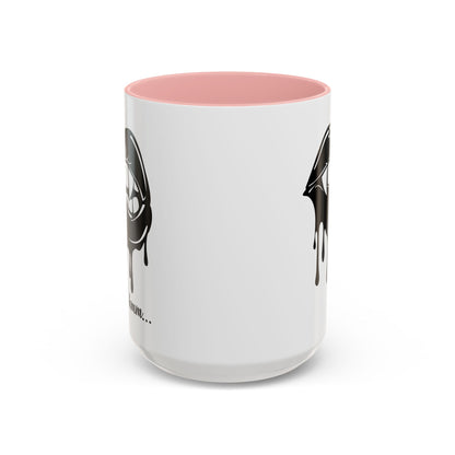 Dripping Lip Coffee Mug – "hmm..." Accent Ceramic Mug (11/15oz)