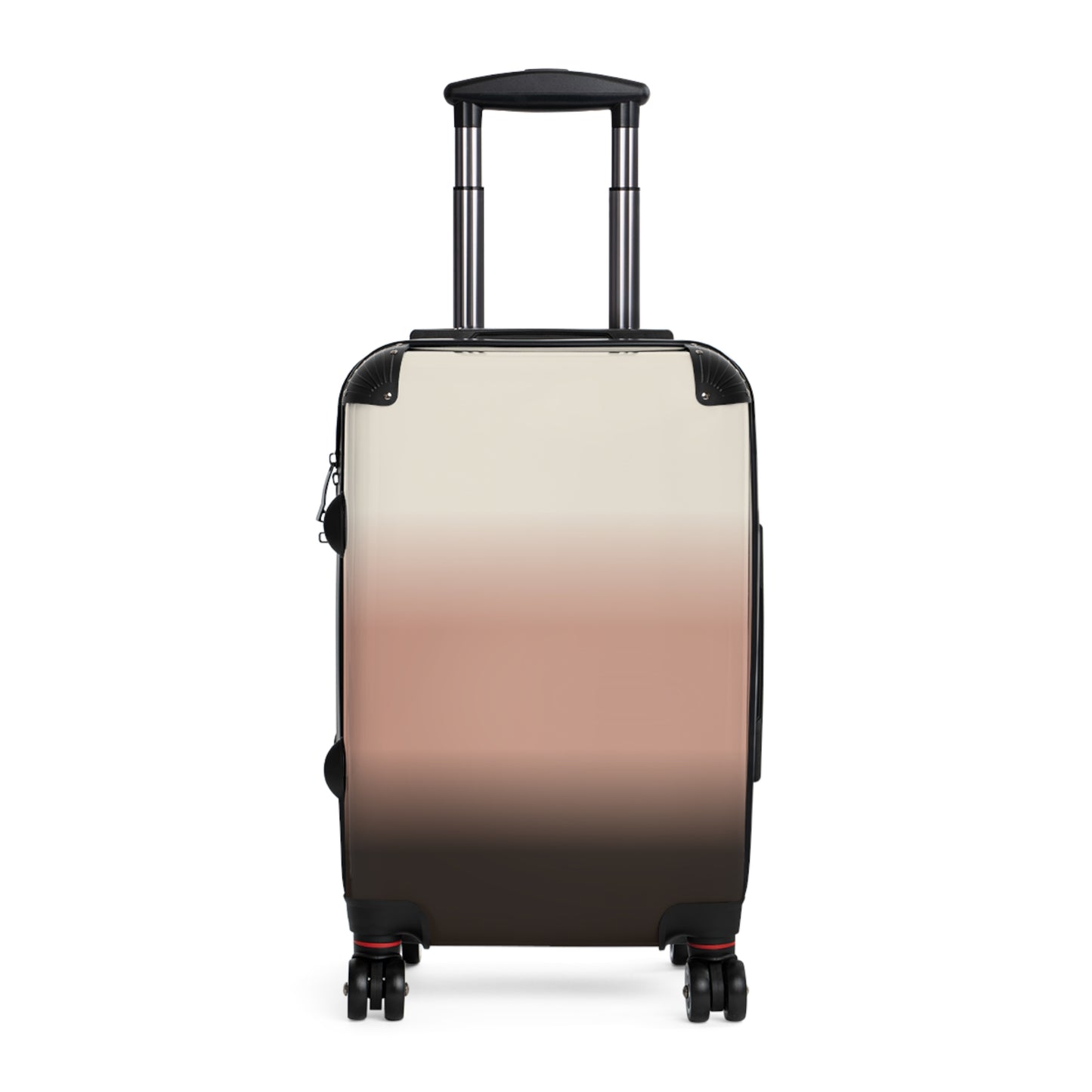 Gradient Carry-On Suitcase – Blush to Charcoal Ombre Travel Luggage