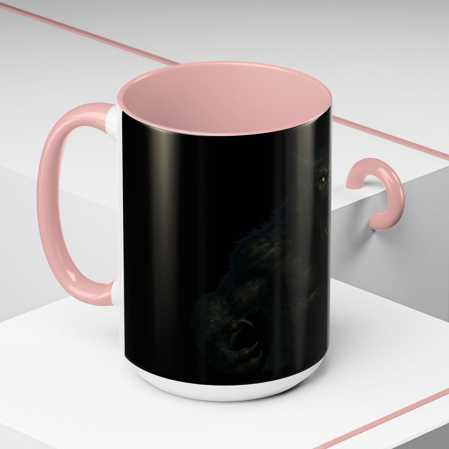 Howling Werewolf Coffee Mug - Perfect Gift for Horror Lovers, Wolf Enthusiasts, Halloween Decor, Unique Drinkware, Gothic Homeware