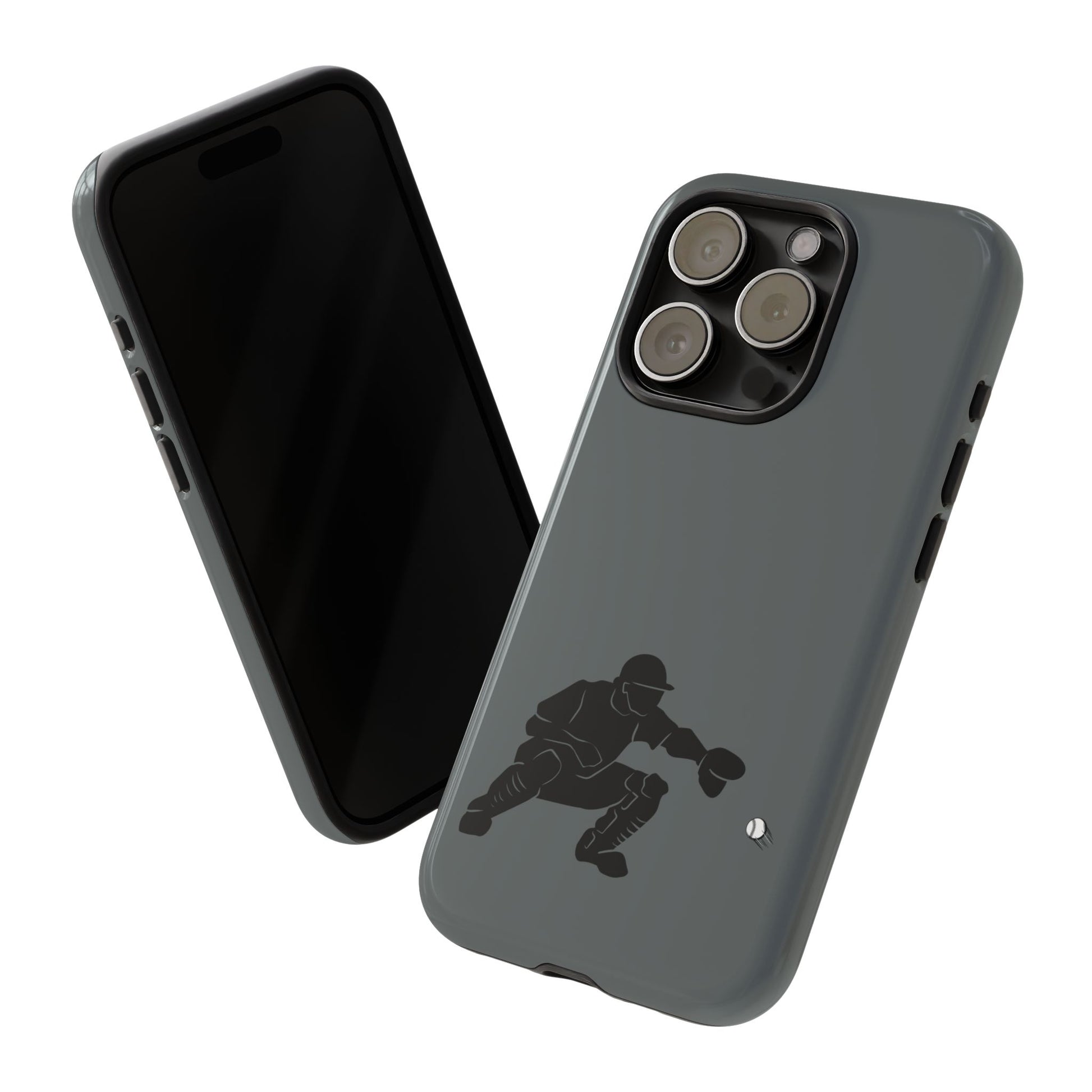 Printify baseball catcher phone case, durable protective cover with catcher design, fits smartphone, rugged and stylish.