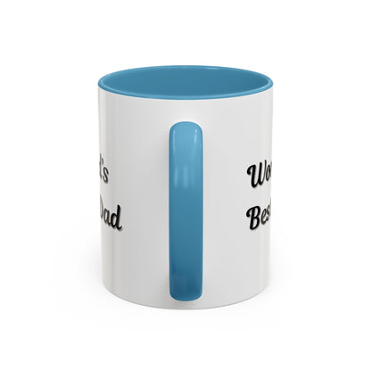 Father's Day Accent Mug, Best Dad Coffee Cup, Father's Day Gift, Novelty Mug, Ceramic Mug, Father's Day Present