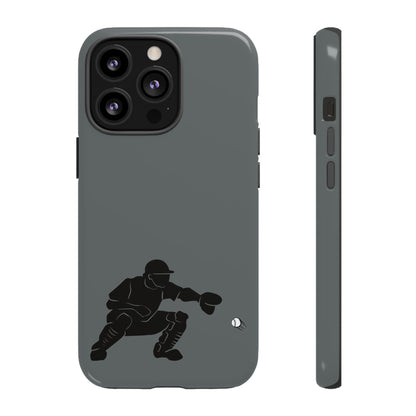 Baseball Catcher Phone Case, Sports Phone Accessory, Tough Cases, Gift for Athletes, Sports Fan Merchandise, Unique Design - TRV