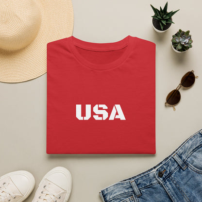 USA Unisex Softstyle T-Shirt, Casual Tee, Patriotic Apparel, Independence Day Gift, Everyday Wear, Comfortable Fashion