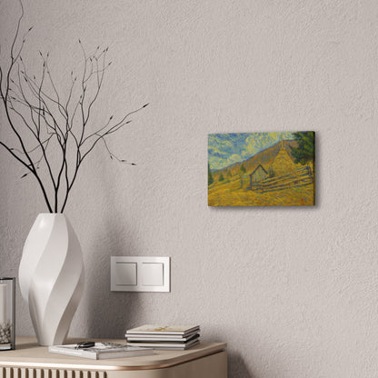 Vincent Van Gogh Inspired Canvas Print, Rustic Home Decor, Wall Art, Gift for Art Lovers, Country Landscape, Unique Art Piece - TRV