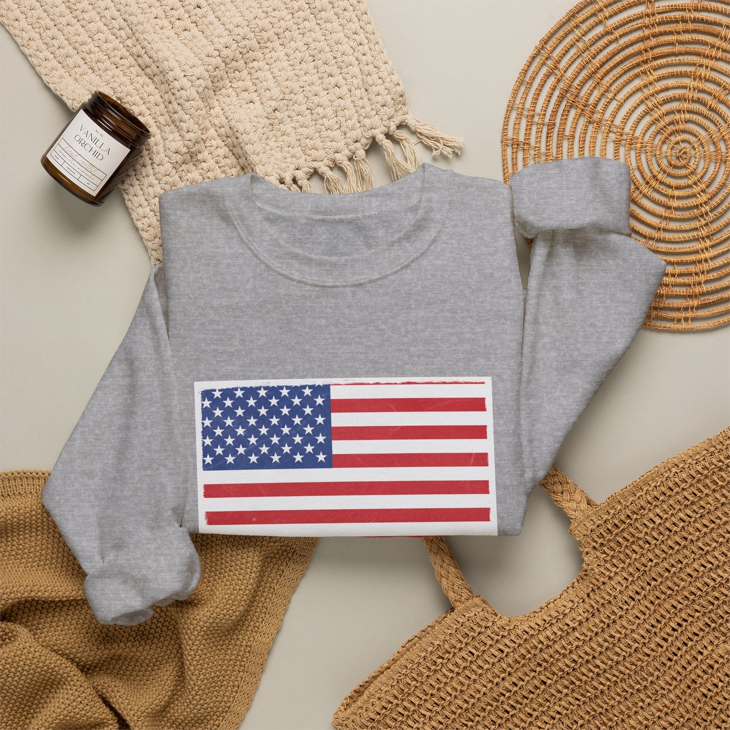 American Flag Unisex Crewneck Sweatshirt | Cozy Patriotic Sweater | Perfect for Independence Day, Casual Wear, Gifts for Him/Her, [...]