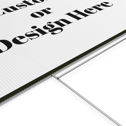 Customizable Plastic Yard Sign for Events, Personalized Outdoor Decor, Garden Signs, Party Signage, Announcement Displays - TRV