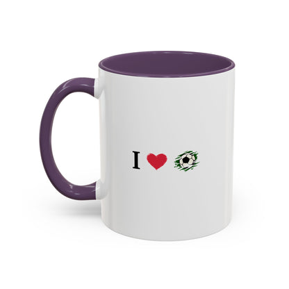 Soccer Love Mug - Accent Coffee Mug (11 & 15oz) | Perfect Gift for Soccer Fans, Sports Gifts, Customized Mugs, Birthday Present, Fan [...] - TRV