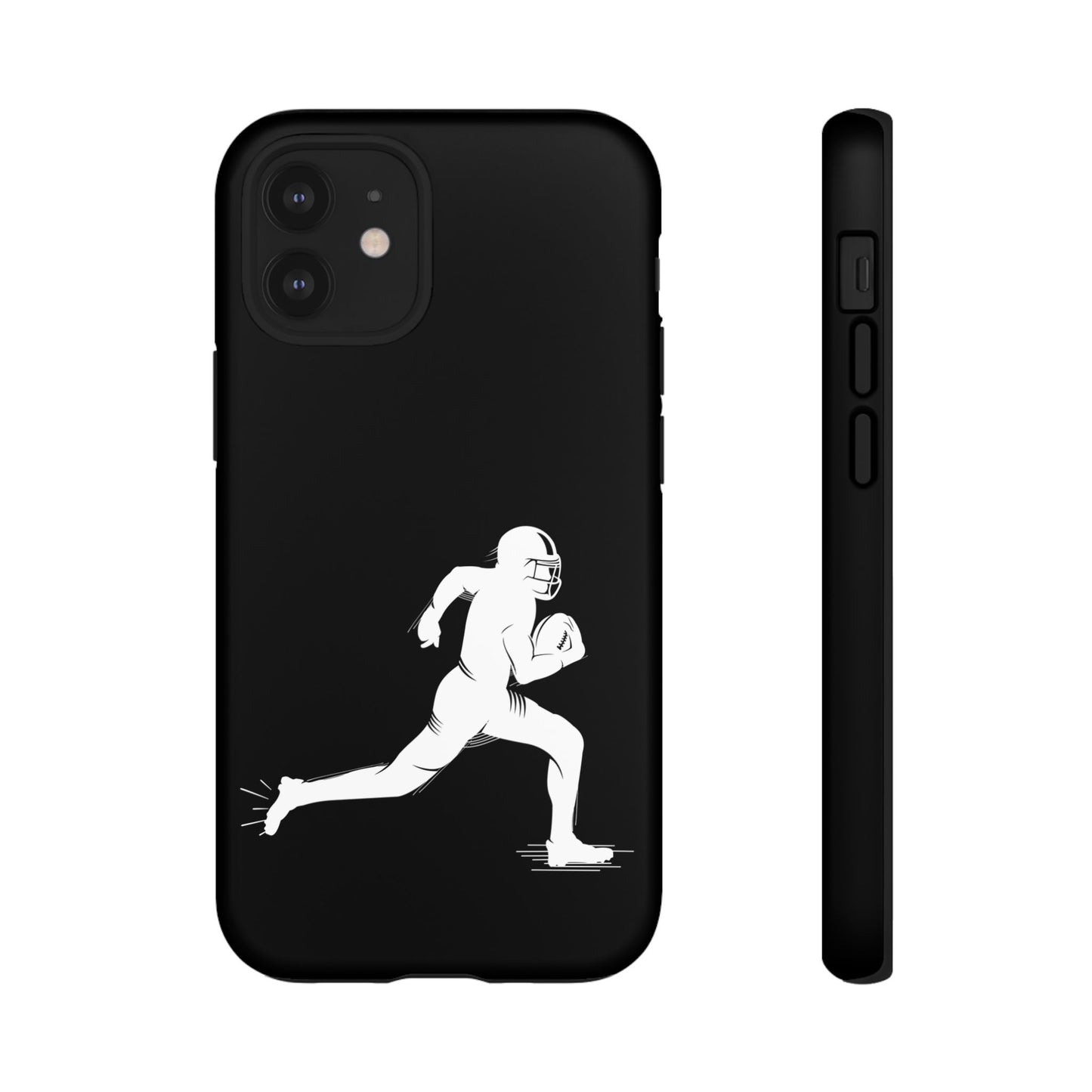 Football Player Phone Case, Tough Cases, Sports Phone Cover, Gift for Athletes, iPhone & Samsung Accessories, Running Player Design - TRV