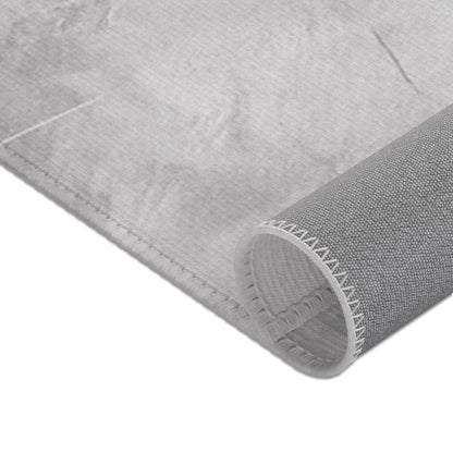 Modern minimalist area rug by Printify, featuring a simple geometric pattern, ideal for living room or bedroom decor.