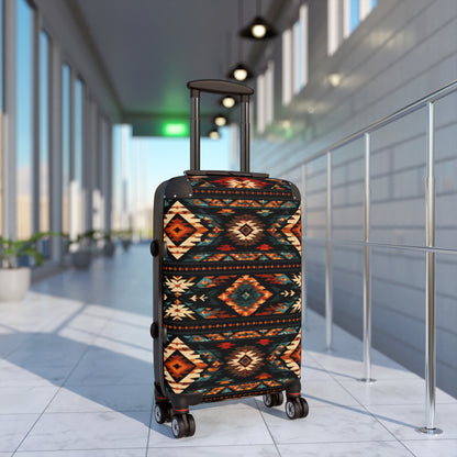 Southwest Aztec Pattern Carry-On Suitcase — Tribal Travel Luggage