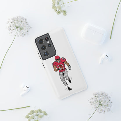Football Player Tough Case, Sports Phone Cover, Athlete Gift, Tough Phone Case, Fall Sports, Football Lover's Accessory - TRV
