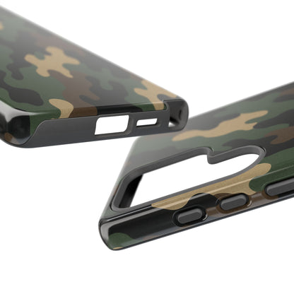 Camouflage Phone Case, Tough Cases, Military Style, Unique Phone Accessories, Gift for Him, Durable Phone Cover - TRV