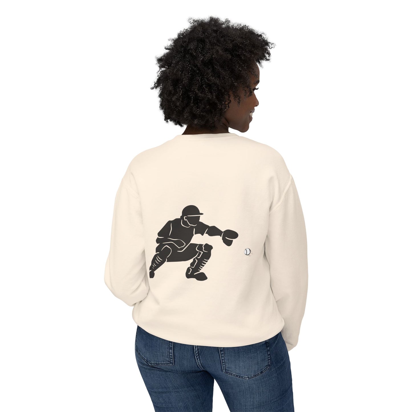 Baseball Catcher Unisex Sports Crewneck Sweatshirt - Perfect for Athletes & Casual Wear, Great for Game Days, Birthdays, Apparel for Fans
