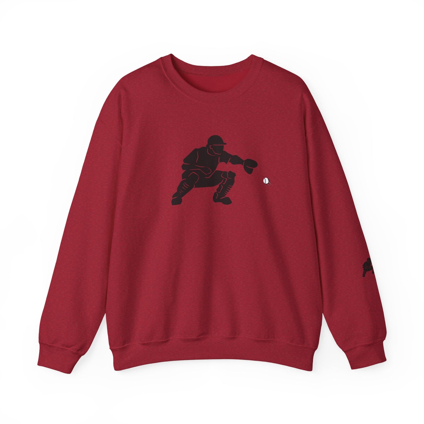 Baseball Catcher Crewneck Sweatshirt | Unisex Sports Apparel | Perfect for Game Days, Gifts, and Casual Wear | Baseball Lover's Gift - TRV