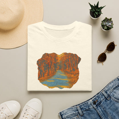 Autumn Pathway Unisex Softstyle T-Shirt, Cozy Fall Shirt, Nature Lover Tee, Scenic Route Top, Gift for Hikers, Casual Wear, Outdoor [...]