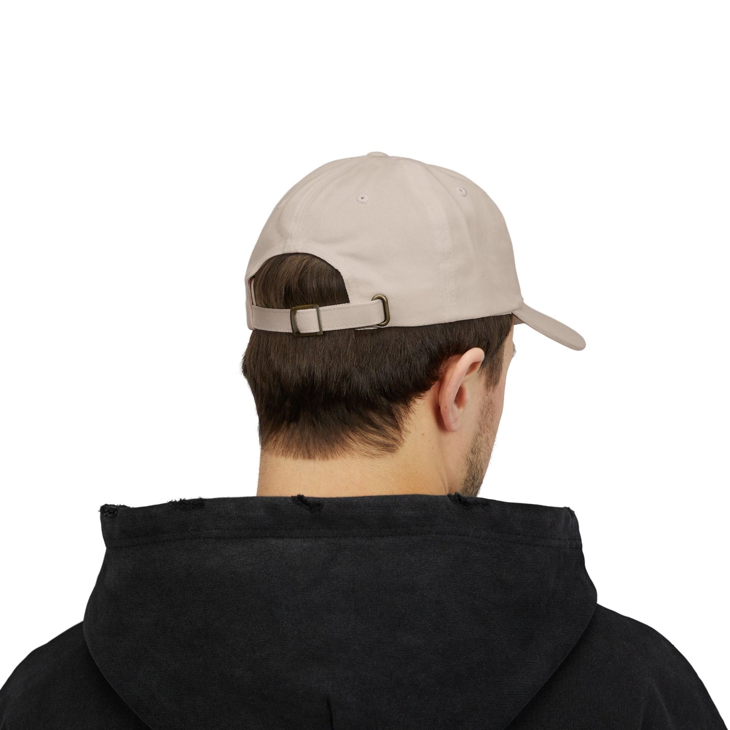 Dad Cap — "My anxiety has anxiety" Embroidered White Baseball Hat