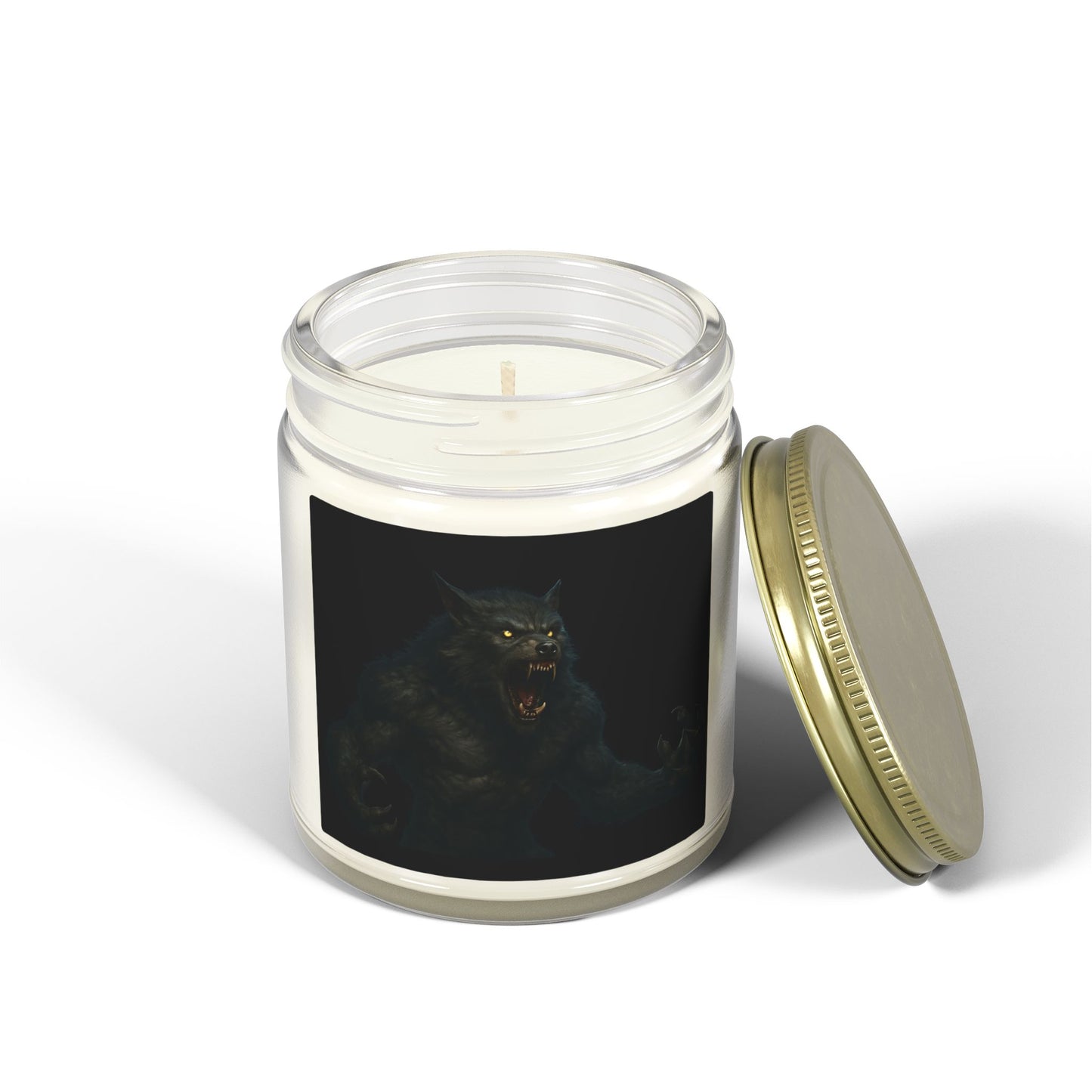 Mystical Creature Scented Candle, Hand-Poured Coconut Apricot Wax, Home Decor, Unique Gift, Halloween, Relaxation, Aromatherapy