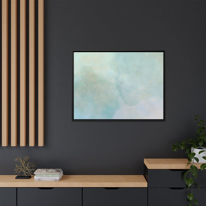 Soft Abstract Pastel Watercolor Matte Canvas