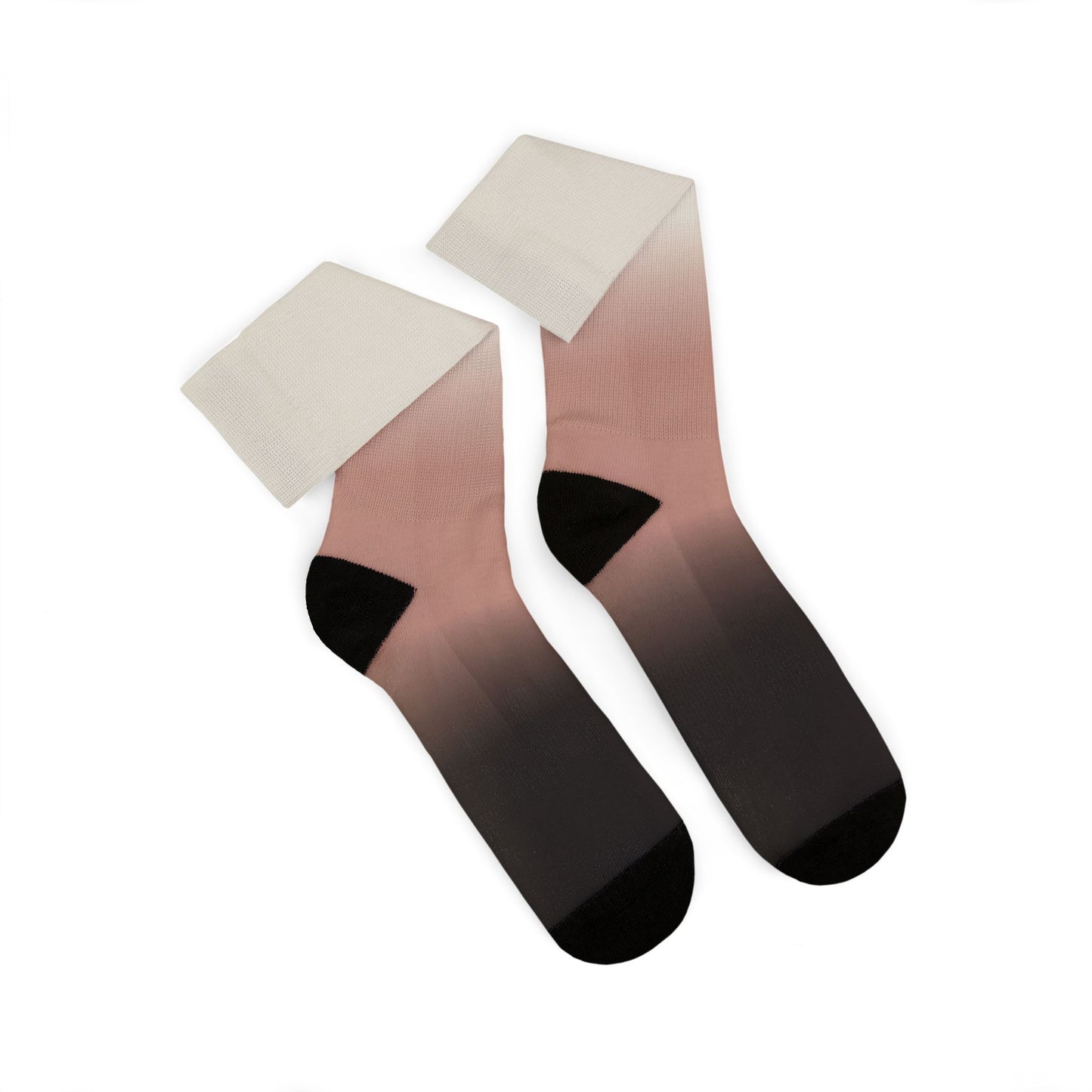Neutral Ombre Gradient Socks | Sublimation Socks