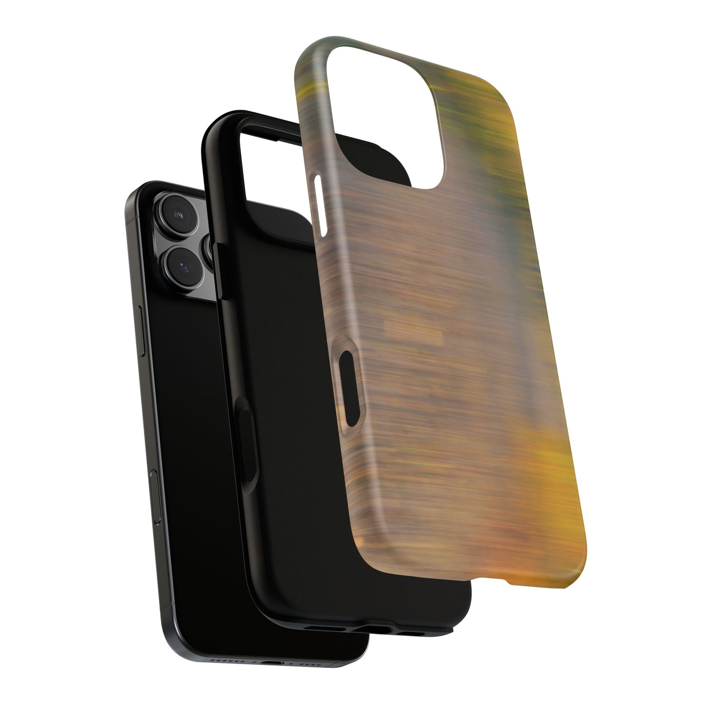 Autumn Blur Tough Phone Case — Fall Colors Protective iPhone Cover