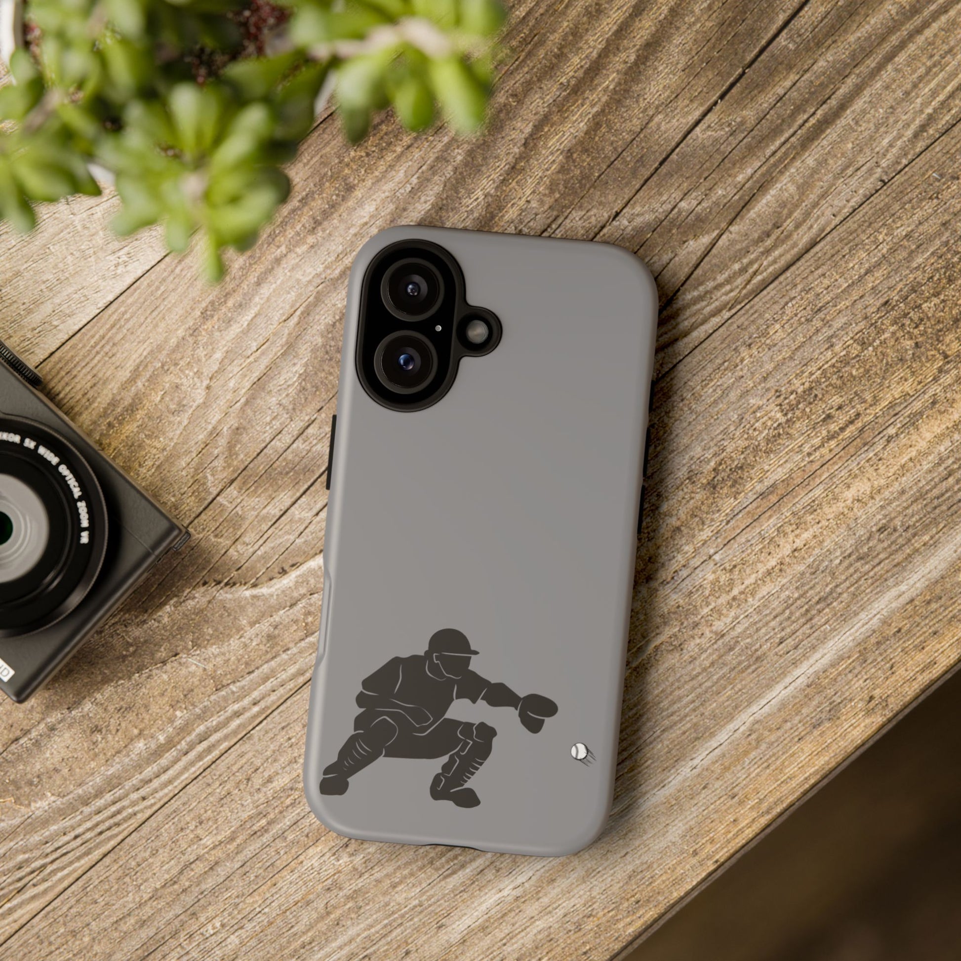 Baseball Catcher Phone Case - Tough Cases, Sports Phone Cover, Great for Athletes, Perfect Gift for Baseball Lovers, Unique Cell Phone Design - TRV