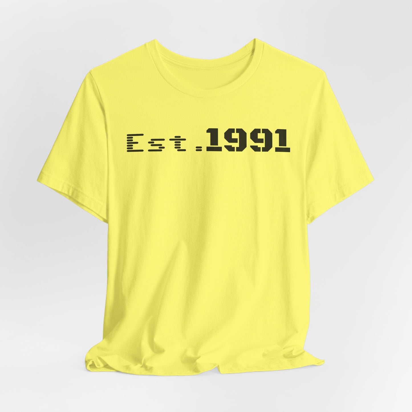 Unisex Vintage Est. 1991 Tee - Perfect Gift for Birthdays, Anniversaries, Throwback Fashion, Casual Wear, Milestone Celebrations