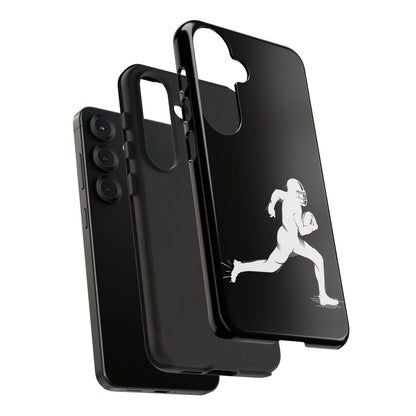 Football Player Phone Case, Tough Cases, Sports Phone Cover, Gift for Athletes, iPhone & Samsung Accessories, Running Player Design - TRV
