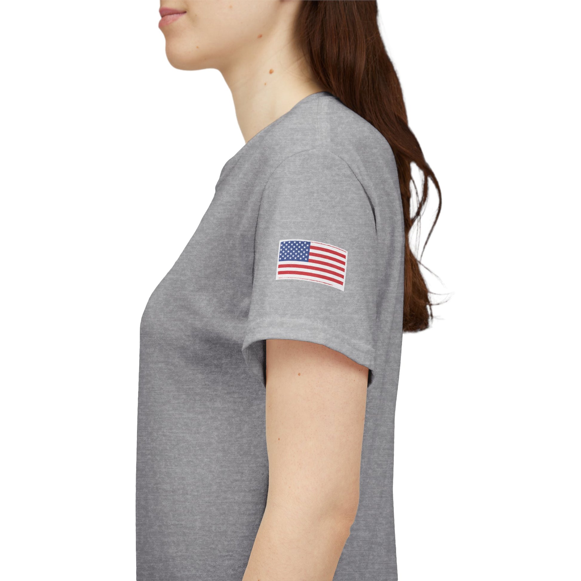 Freedom script tee | T-Shirt, American flag sleeve - TRV