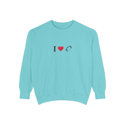 Unisex Sweatshirt, I love Football, Cozy, Perfect for Everyday Wear, Gift Idea for Friends, Couples, and Special Occasions - TRV