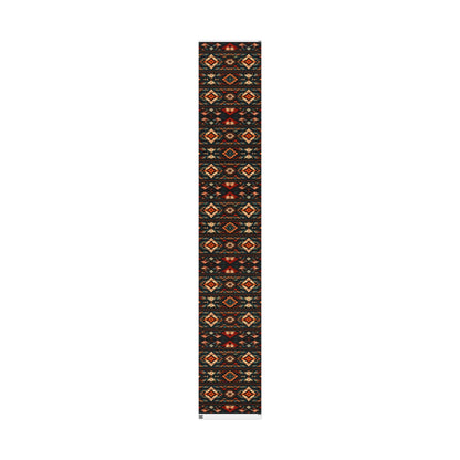 Southwestern Geo Pattern Wrapping Paper Roll — Rustic Aztec Gift Wrap