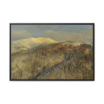 Framed Mountain Canvas Art, Perfect for Home Decor, Nature Wall Art, Gift for Nature Lovers, Cozy Atmosphere - TRV