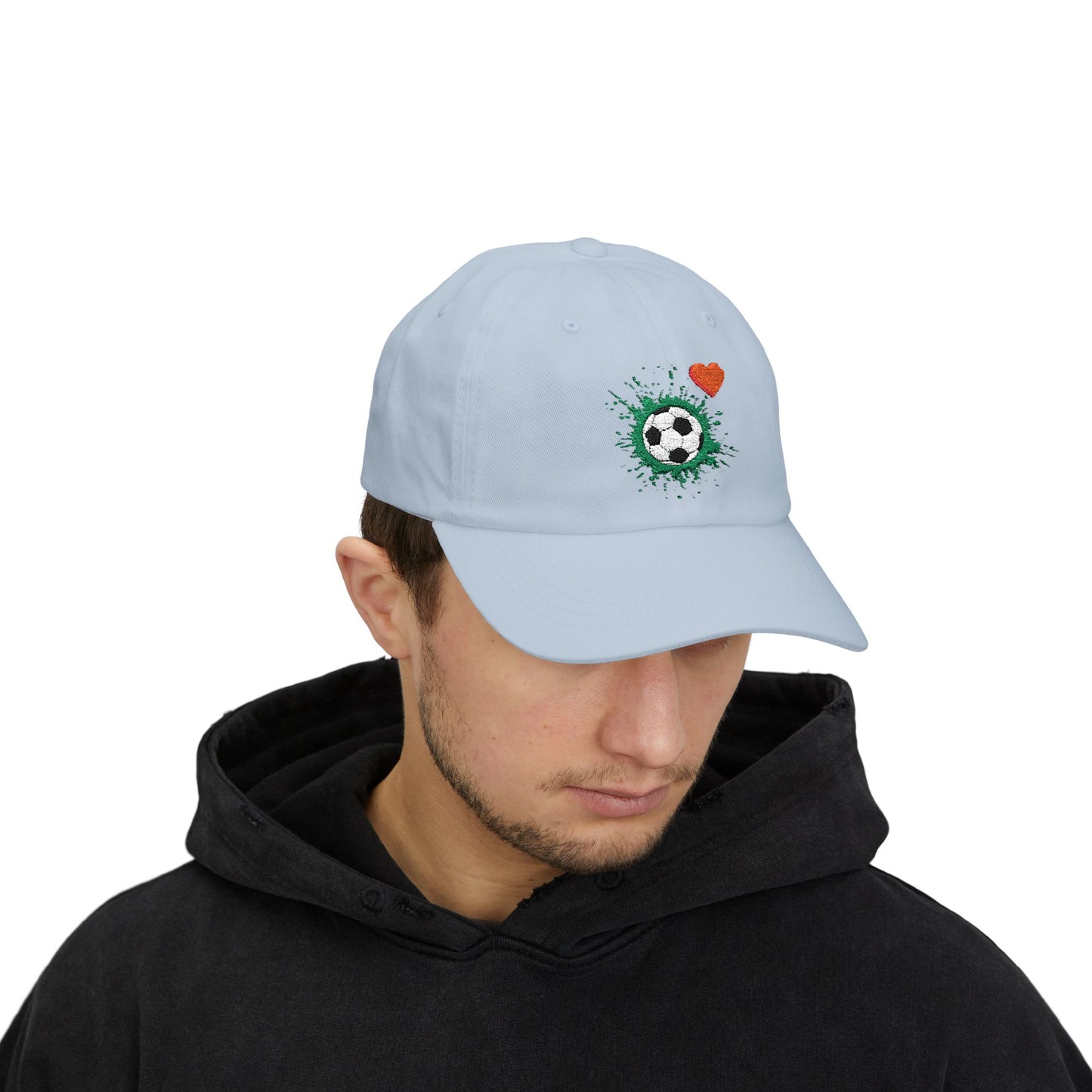 Soccer Love Dad Cap | Perfect Gift for Sports Lovers, Father's Day, Outdoor Events, Casual Wear, Adjustable Cap - TRV