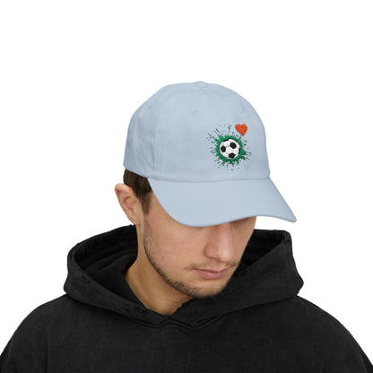 Soccer Love Dad Cap | Perfect Gift for Sports Lovers, Father's Day, Outdoor Events, Casual Wear, Adjustable Cap - TRV